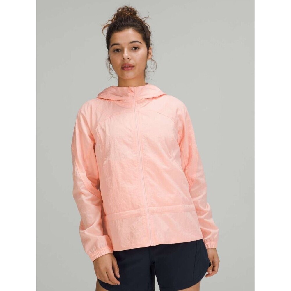 Lululemon Ready to Go Jacket Water Repellent Dew Pink Size 4